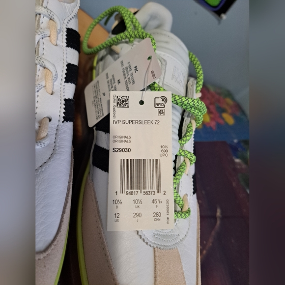 Adidas x Beyonce Ivy Park Super Sleek 72 White Core WOMENS SIZE 12.0 MENS 10.5 - Picture 7 of 7